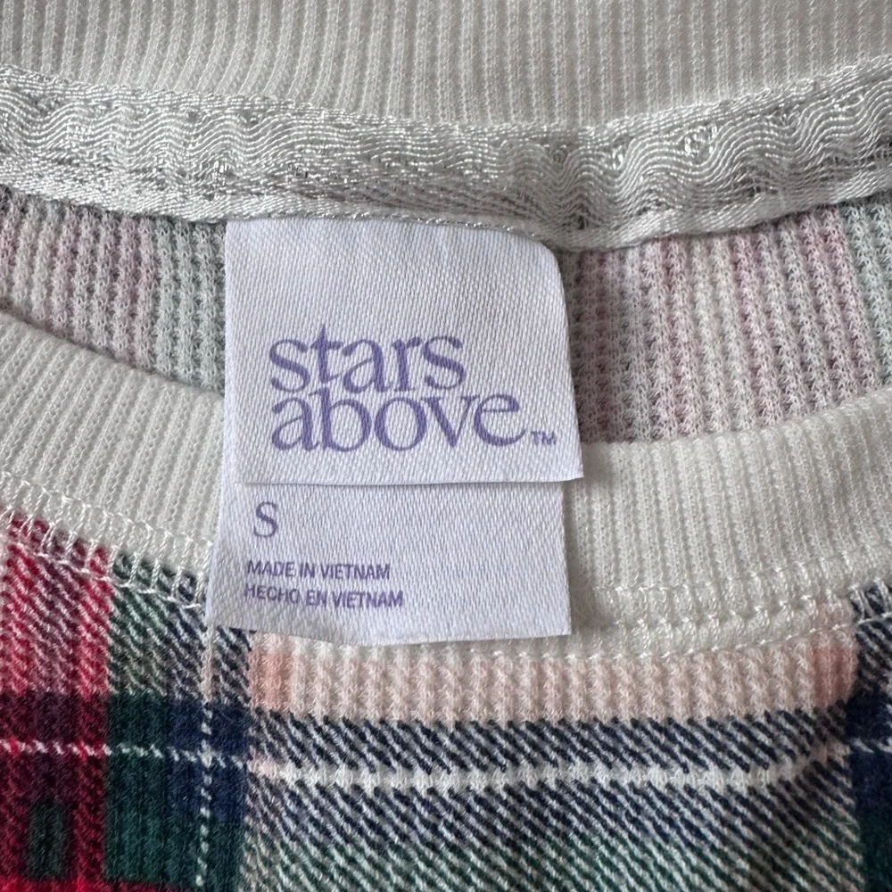 Stars Above Size S Plaid Jogger Pajama Set